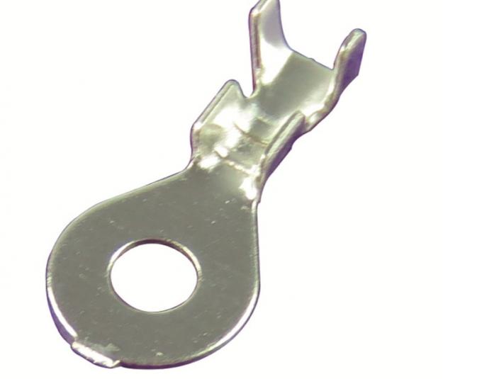 Custom Made Brass Ground Ring Terminal / Round Wire Terminals Oem Service