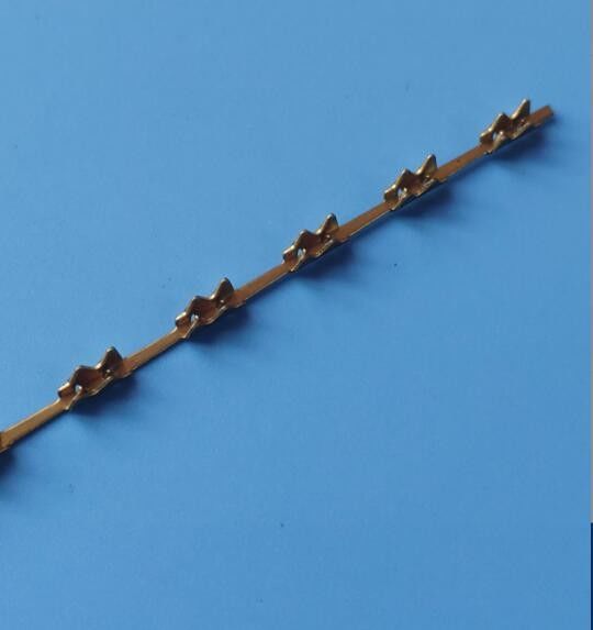 Piercing Type Terminal Brass Metal Stamping Terminal , Motor Piercing U Type Terminal Connector