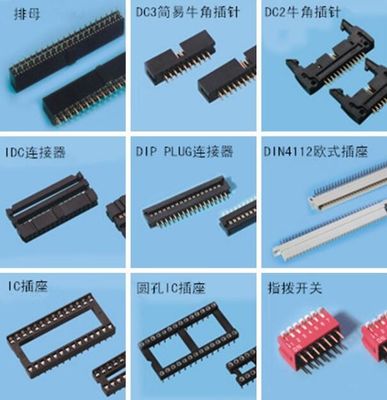 Machine Pin Header Custom Machine Pin Headers / 2.0 Mm Pitch Circuit Board Header 1AMP ...